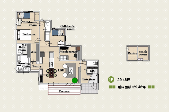 甲府市上曽根　新築平面図